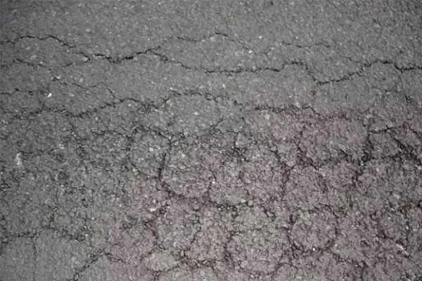 Asphalt Driveway Alligator Cracks