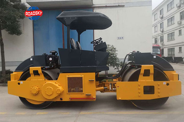 Large Double Drum Vibratory Roller