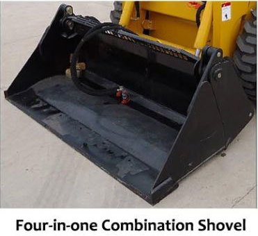 Skid Steer Loader Attachment Four-in-one Combination Shovel