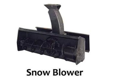 Skid Steer Loader Attachment Snow Blower