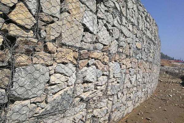 Application of Galvanized Gabion Baskets