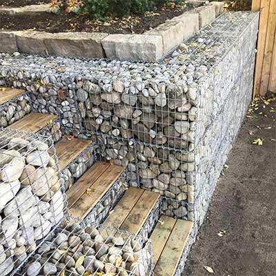 Galvanized Gabion Boxes for Landscaping