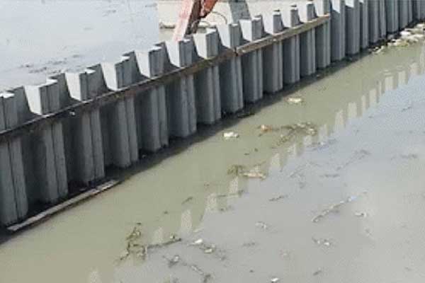 Application of Vinyl (PVC) Sheet Piles in Water Control