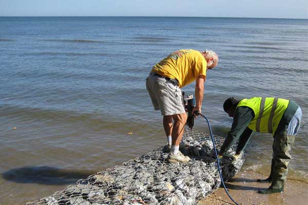 Applications of Gabion Baskets for Shoreline Protection