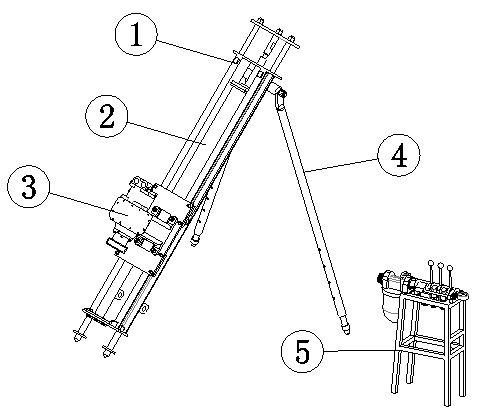 RD-15 Pneumatic DTH Drilling Rig Appearance