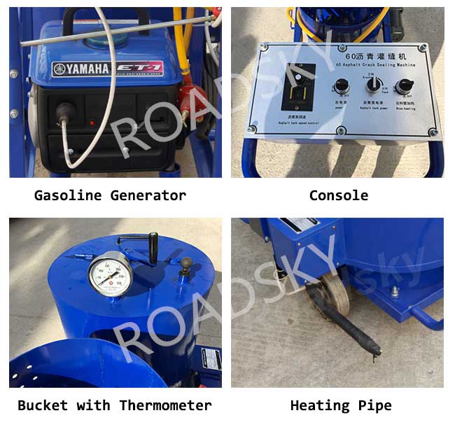 RS-60 Asphalt Crack Filling Machine Main Parts