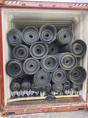 Biaxial Plastic Geogrid Packaging and Shipping